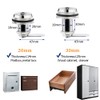 Spotact Combination Cam Lock Security Locks One Chrome Zinc Alloy