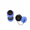 HangTon HE21 4 Pin Circular Waterproof Plastic Connector Male Cable