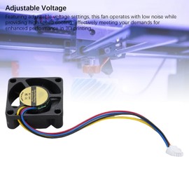 Zopsc 2Pcs 3D Printer Heatbreak Fan Replacement for CREALITY K2 Plus, Low Noise Dual Ball Bearing Cooling Fan for 3D Printer Accessories