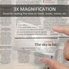 MAGDEPO 3X Credit Card Size Pocket Magnifier(12 Packs) with 3X