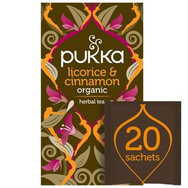 Pukka Licorice & Cinnamon Herbal Tea, 20 Sachets