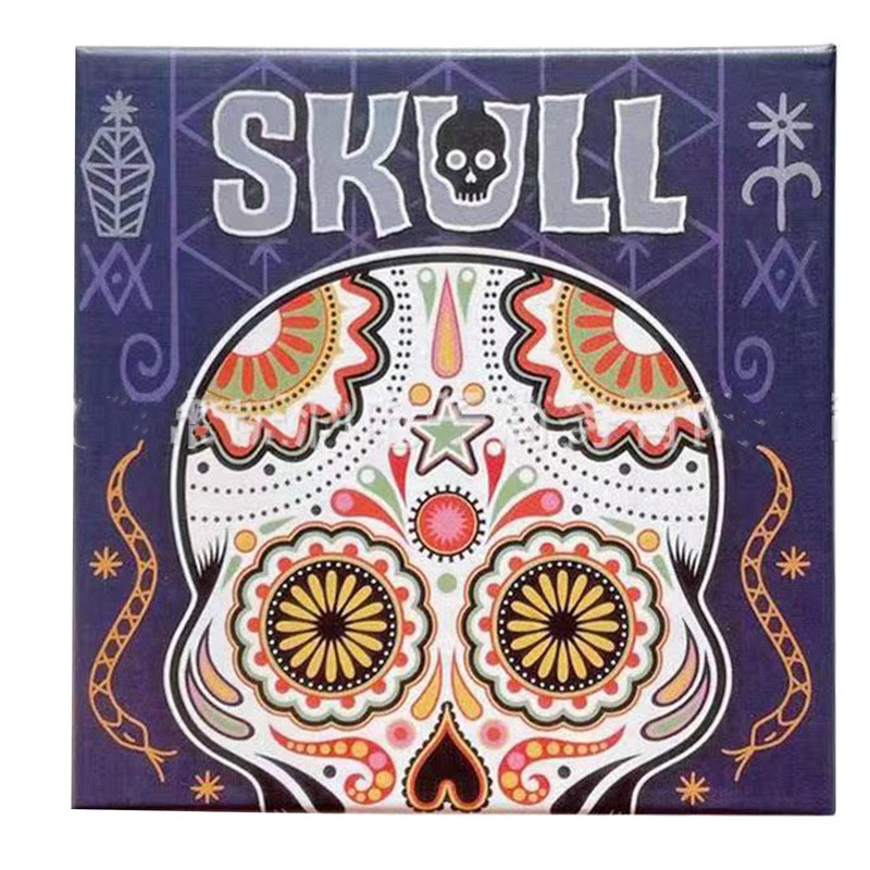 Skull Puzzle Board Game Strategy Waterproof Brain Teaser Puzzle Toy