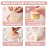 Egg Poacher, 4 Pcs Egg Cooker Cups Egg Steamer with