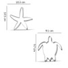 Sea Creatures Cookie Cutters - 8 Pieces - Shark, Octopus,