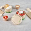 Restaurantware-LIDS ONLY: Sustain Round Paper Soup Container Lids, 50 Disposable