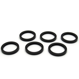 (6 Pack) Gas Can Spout Gasket Seals - Universal Rubber Replacement Gasoline/Fuel Jug Washer Seals (Upgraded Version, Compatible with Ethanol, Stabilizer, etc)