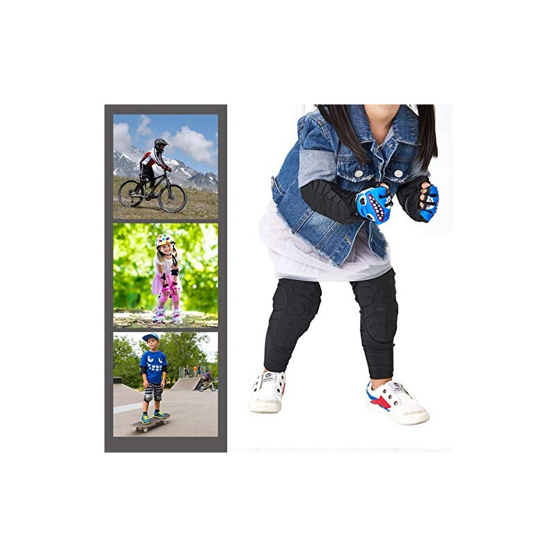 Juego de rodilleras y coderas para niños pequeños