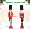 OEUVI Large Christmas Nutcracker Soldier 35 Inch/2.9Ft Wooden Nutcracker Figures
