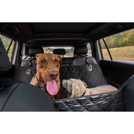 Bell & Howell Waterproof Pet Seat Cover for Cars and SUVs, Anti-Scratch Dog Backseat Protector, Easy to Install, 2 Separate Pockets for Accessories, Durable & Easy to Clean (BH1621)
