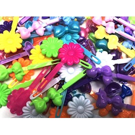 Crispy Collection Hair Accessories for Girls Assorted Hair Clips Selection Birthday Gifts for Girls (48 Pieces)