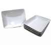 SET of 6 AMERICAN AIRLINES FIRST CLASS WHITE PORCELAIN ENTREE