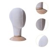 Milageto Manikin Head Model, Hat Display Stand, with Base, Multipurpose