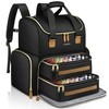 YOREPEK Extra Large Nail Polish Organizer Case Backpack Holds 96