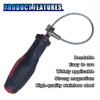 KITUREK Strong Magnetic Oil Drain Plug Remover Tool, 12.9 Inch