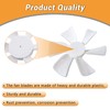 CPVNQMDG 6 Inch RV Vent Fan Blade D-Bore for Replacement