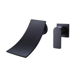 Homein Single Handle Waterfall Bath Faucet CUPC  ping Return ExchangeColor: Matte Black, Bath & Shower Faucet Type: Shower Sets