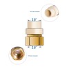 Everflow Supplies BRCPF200-NL 2" Lead-Free Adapter Fitting with a Brass