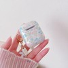 MINSCOSE Compatible with AirPods 1&2 Clear Case,Cute Pretty Flower Pattern