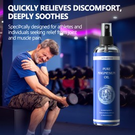 Magnesium Spray 10.14oz, Magnesium Oil Spray for Sleep, 100% Natural Pure Magnesium Oil Spray, Perfect for Sports & Muscle Relaxation for Muscle Tension & Calf Cramps & Migraines