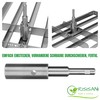 RISISANI® Handle Adapter for Gardena Tool Handles, Lawn Squeegee and