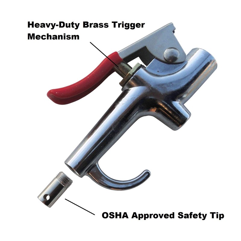 Primefit 4 PACK - OSHA Lever Style Blow Gun Pack