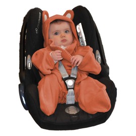 Baby Wrap blanket in Luxury Gift Box by BABY BLISS Star Wrap Fleece for Newborns Infants and Toddlers 2 – 12 Month’s Boy Girl Super Soft Great for Travel Strollers and Car Seats (Pumpkin)