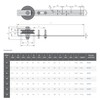 ATTAS MEA Sliding Gate Roller with Bracket, 75 mm, Sliding