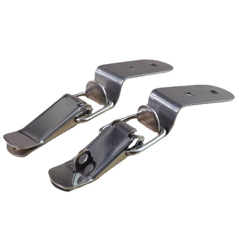 Oewnvmd 90 Degrees Duck-Mouth Buckle Hook Lock Stainless Steel Spring