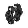 Motoforti Motorcycle Sport Bike Handlebar Clamp Replacement Black 17 to