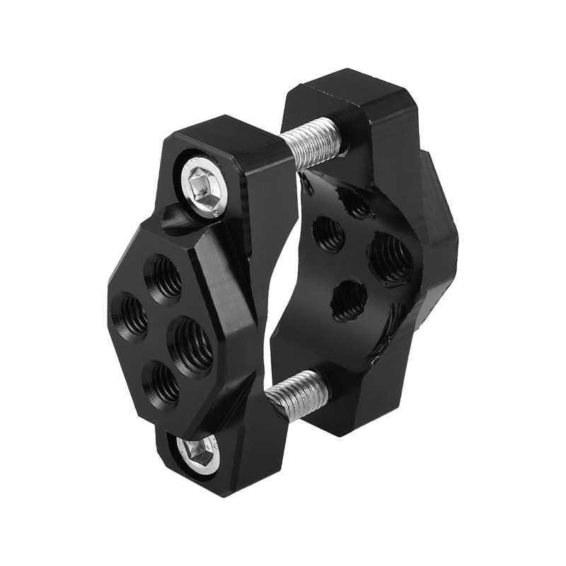 Motoforti Motorcycle Sport Bike Handlebar Clamp Replacement Black 17 to