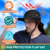 SUN CUBE Sun Hat for Men, Wide Brim Fishing Hat