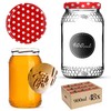 KADAX Honey Jars 900 ml Preserving Jars with fi82 mm