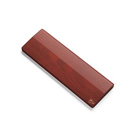 Glorious Gaming Wooden Wrist Rest - Compact - Brown - Mechanical Keyboards Wood Ergonomic Palm Rest| 12x4 inches/19mm Thick (GV-75-BROWN)
