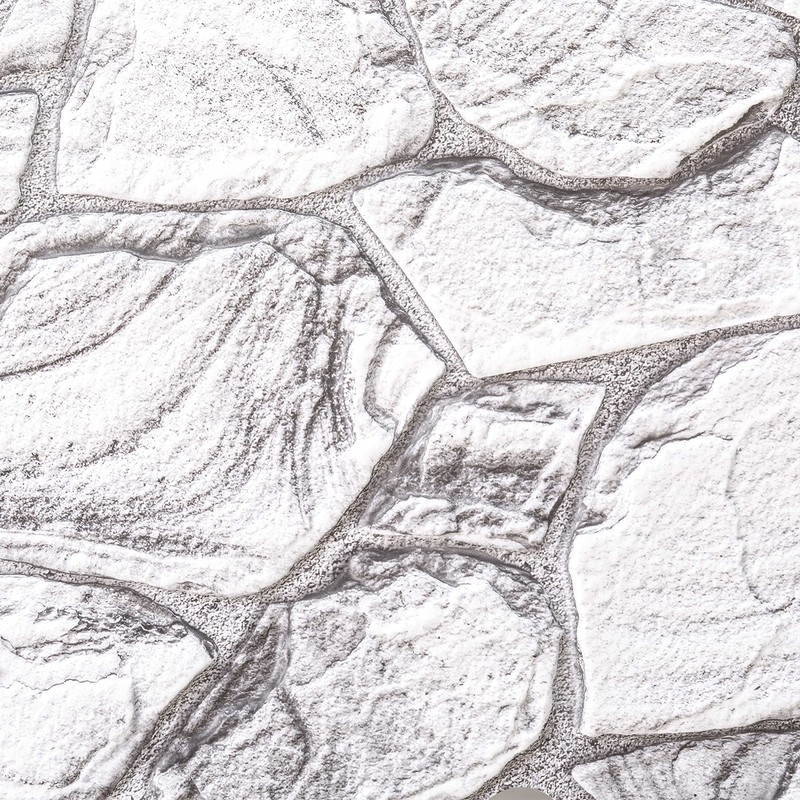 Dundee Deco 3D Wall Panels - White Charcoal Faux Stone