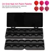 Nail Art Mixing Palette, 24 Grid Pigment Colour Mix Case
