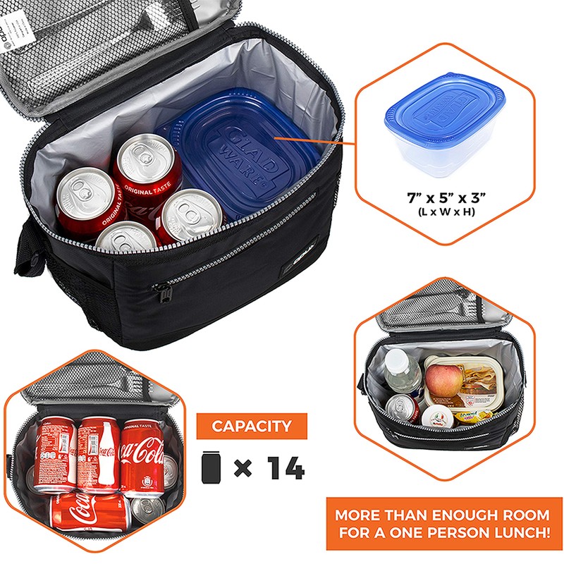opux Insulated Lunch Box Men Women, Lunch Bag for Work