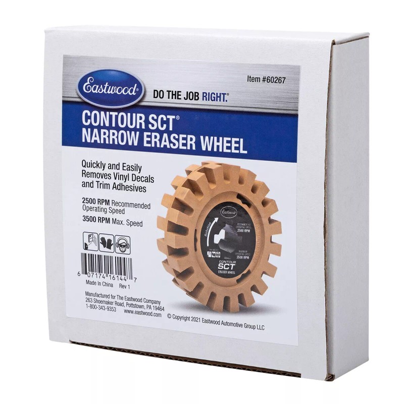 Eastwood Contour SCT Surface Conditioning Tool Narrow Eraser Wheel for