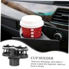 Ciieeo Dual Slots Cup Expander Car Cup Holder with Stable