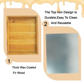 HiveSweet Telescopic Bee Hive Cover 8 Frame Metal Top Beehive Lid Top Cove 2 Pack