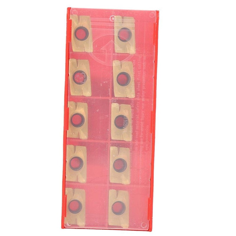 10 PCS Carbide Inserts, 15-50 HRC Hardness APMT1604 Milling Inserts,