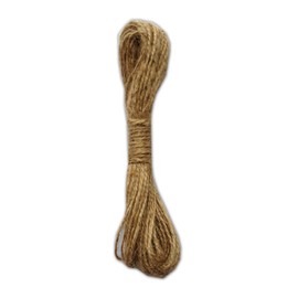 LWR CRAFTS Jute Cord Twine 1.5mm 90ft Natural for Mini Clothespins