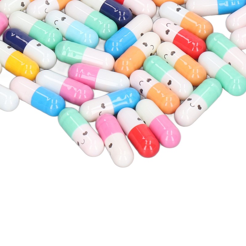 370Pcs Message Capsules Deliver Message Cute Patterns Cute Love Capsules