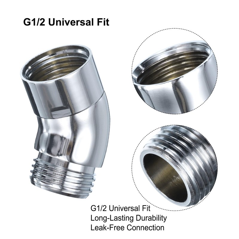 QUARKZMAN Shower Shut-off Valve G1/2 Brass Shower Flow Control Valve