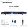 Sound Town Rack-Mountable AC Power Conditioner/Sequencer with 10 Outlets, Aluminum
