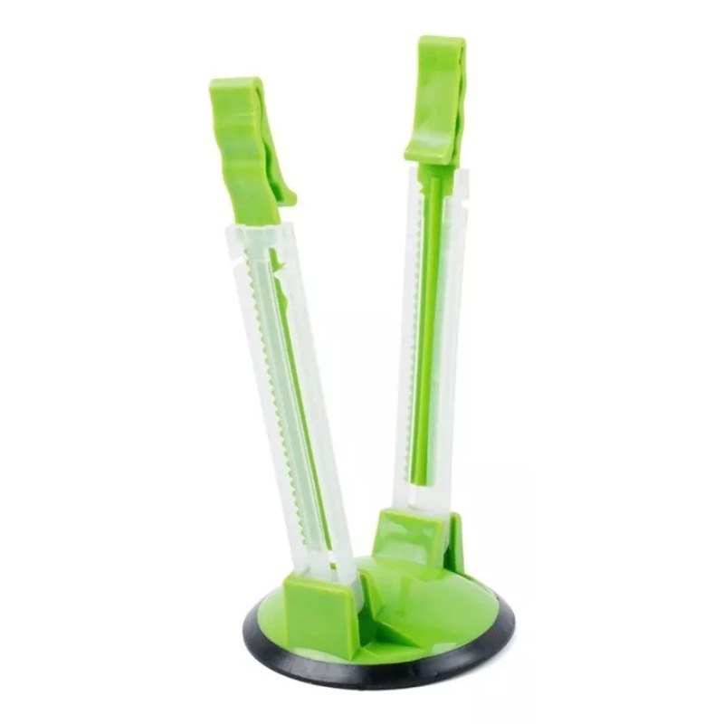 Estuchelandia Soporte Ajustable Bastidor Para Bolsas Ziploc Gadget Cocina