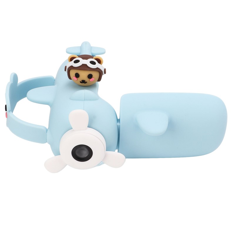 Kids Camera Cartoon Bear Blue Handheld DV 50 Million Dual