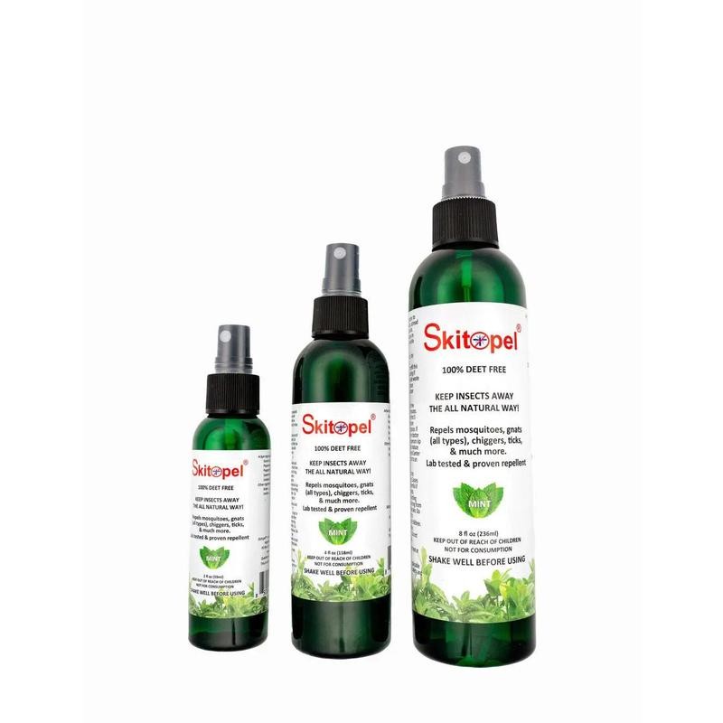 Skitopel® Mint Insect Repellent Spray - Powerful, Natural Bug Protection
