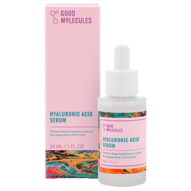Good Molecules Hyaluronic Acid Serum - 1% Hyaluronic Acid Non-greasy Ultra Hydrating Serum, Facial Moisturizer for Plumper Skin, Skin Care for Face