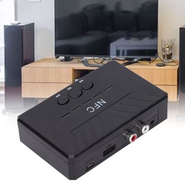 Bluetooth5.0 Receiver, Wireless NFC Adapter, HiFi Receiver, with Non Slip Rubber Pad, Connected to TV Computers, Mobile Phones, Stereos