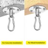 Lepidi Ceiling Hook Hanging Swing Hook with Screw Ceiling Hook